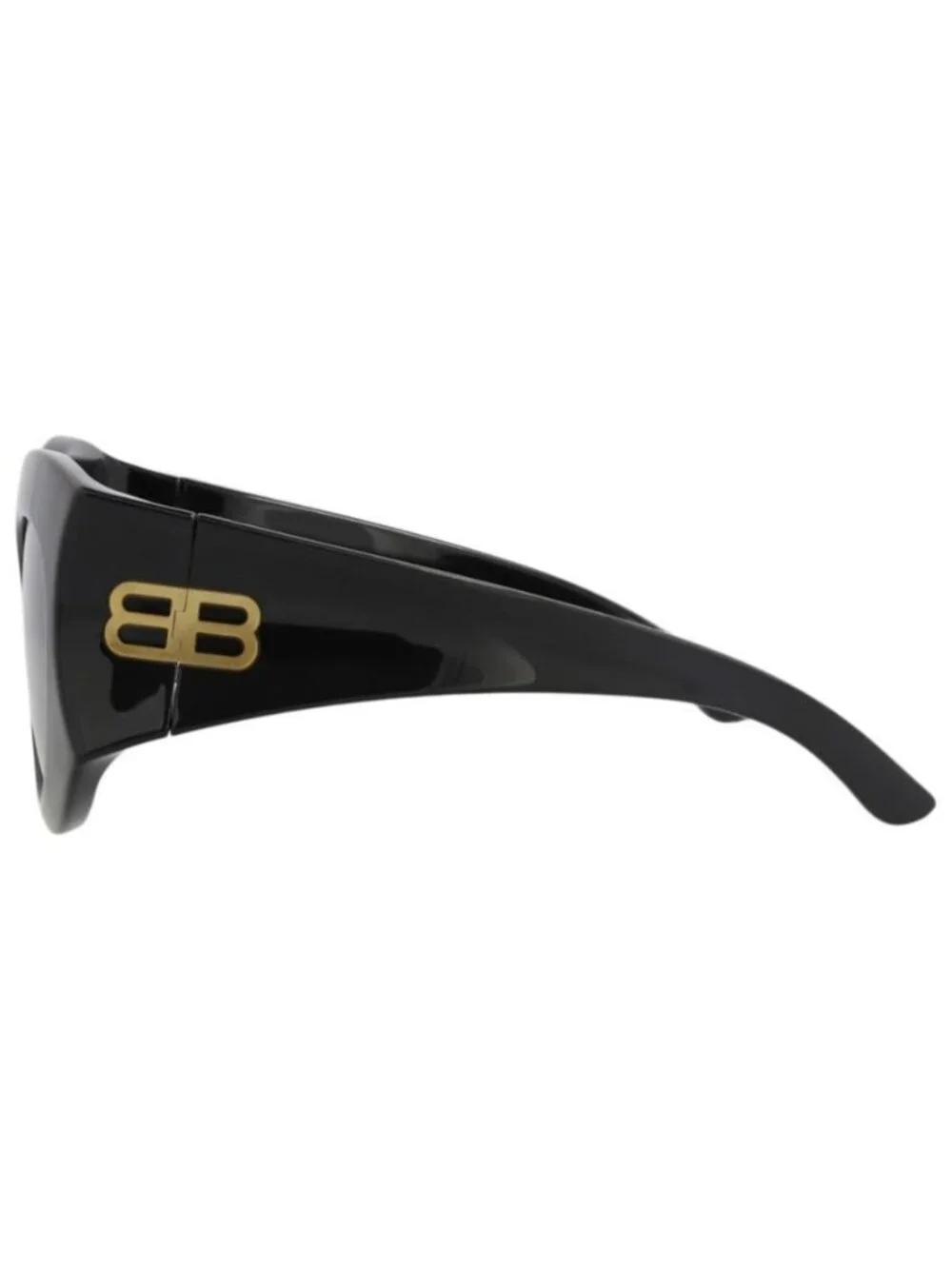 New Balenciaga Womens Cat Eye Black Black Grey Fashion Designer Sunglasses